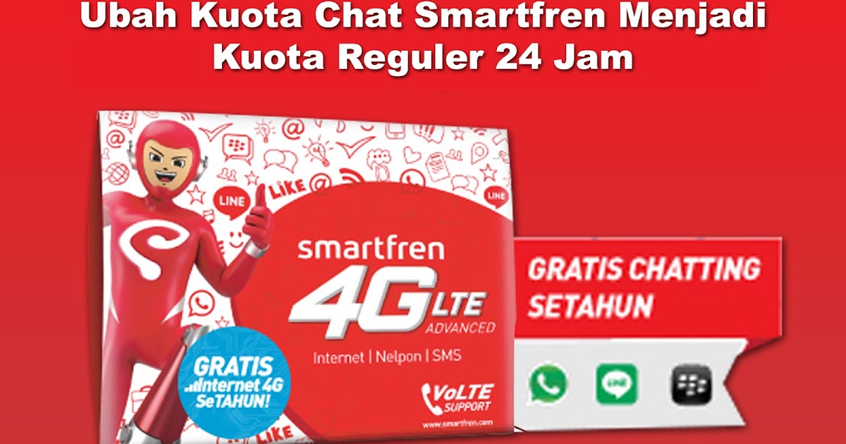 Cara Mengubah Kuota Chat Smartfren Menjadi Kuota Reguler 24 Jam Nginfoindroid