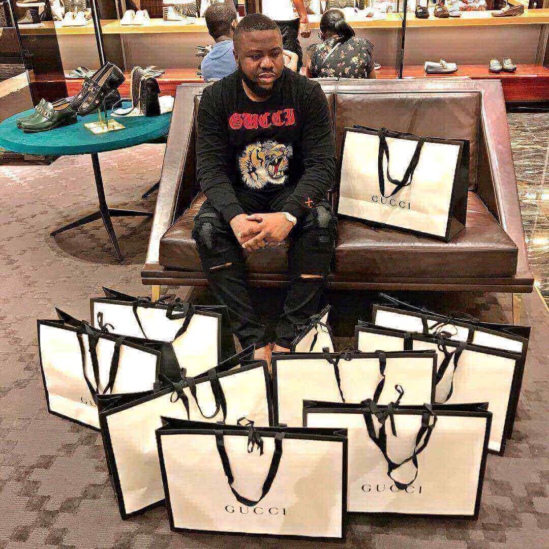 Hushpuppi Goes On Shopping At A Gucci Store In Dubai (Photos) 360dopes