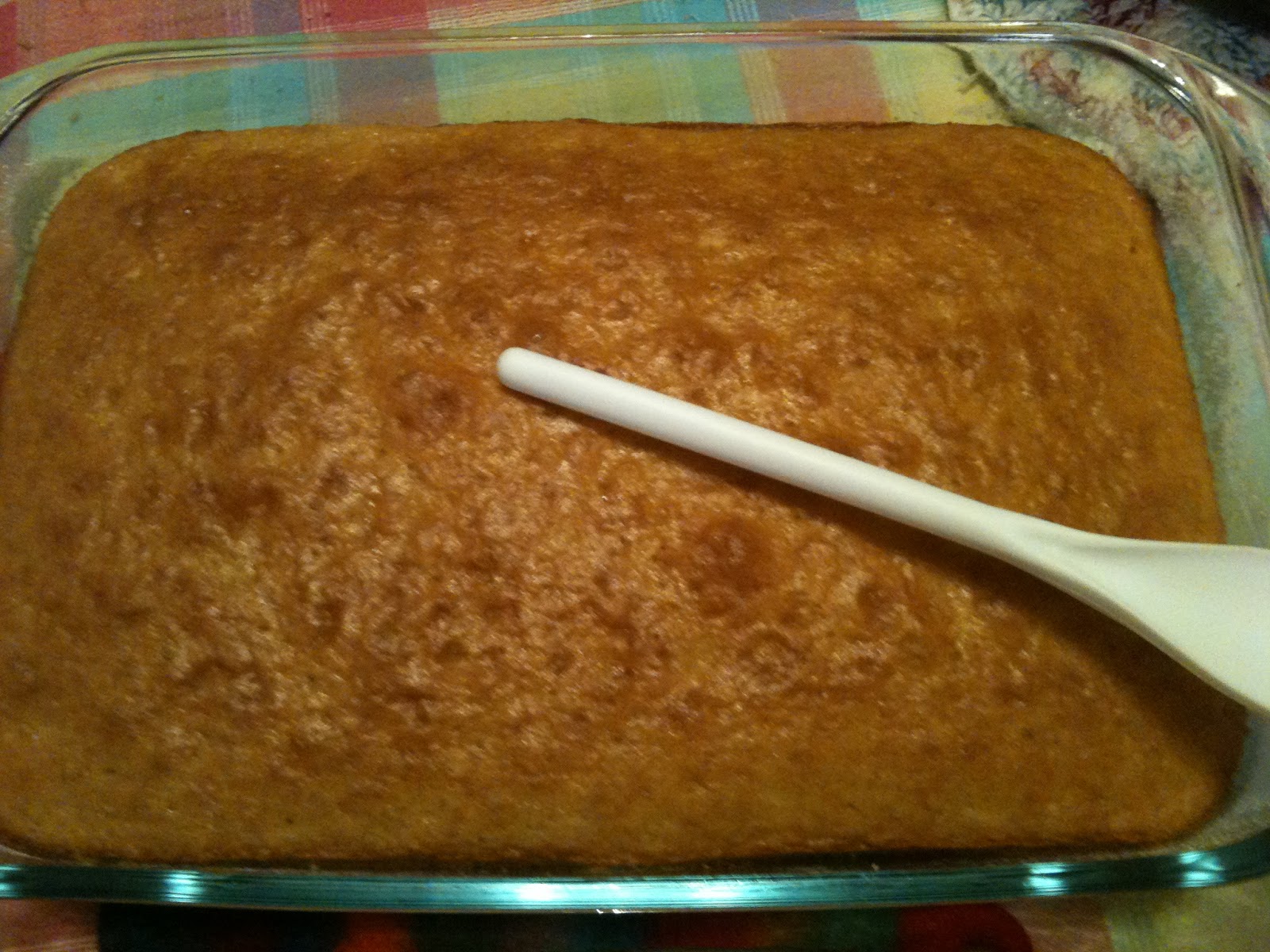 Red Hot Cinnamon Apple Poke Cake