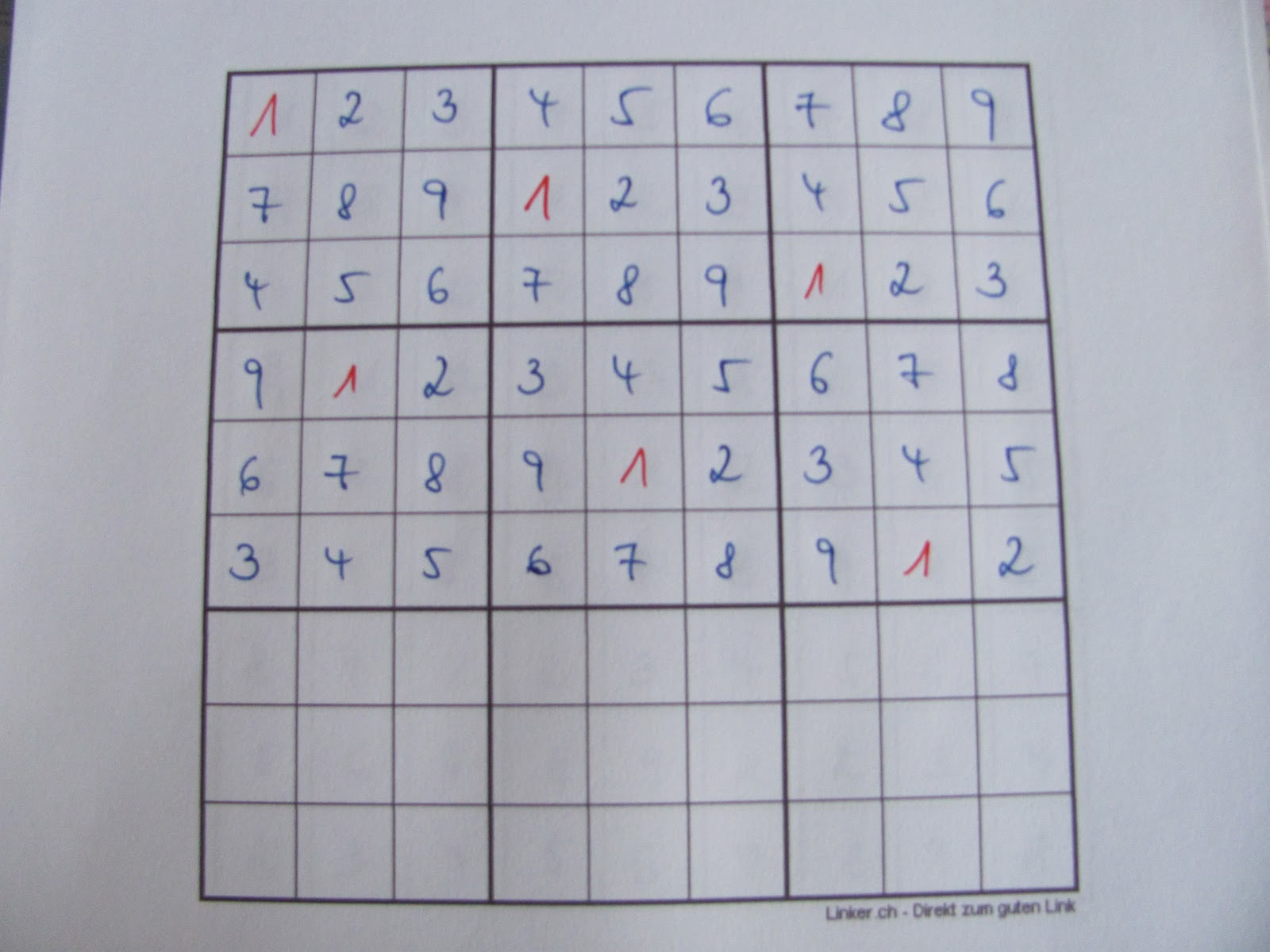 Sudoku selbstgemacht – Durchgedacht