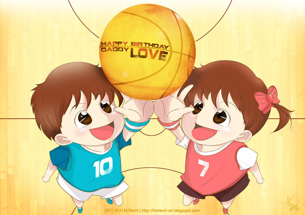 H.M.REMI-ART: Happy Birthday to Daddy