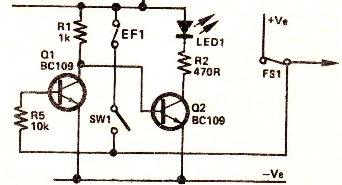 Wiring Material: Simple Blown Fuse Indicator Circuit
