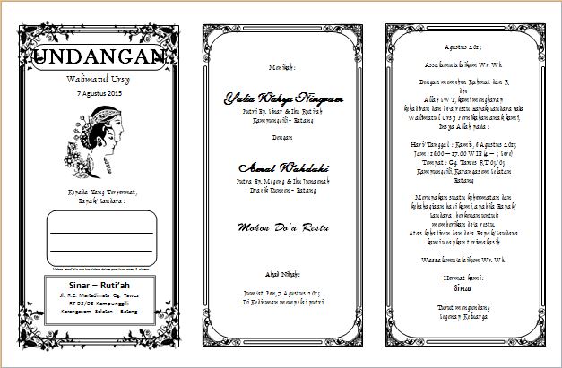 Terbaru 36 Download Undangan Tahlil Siap Edit