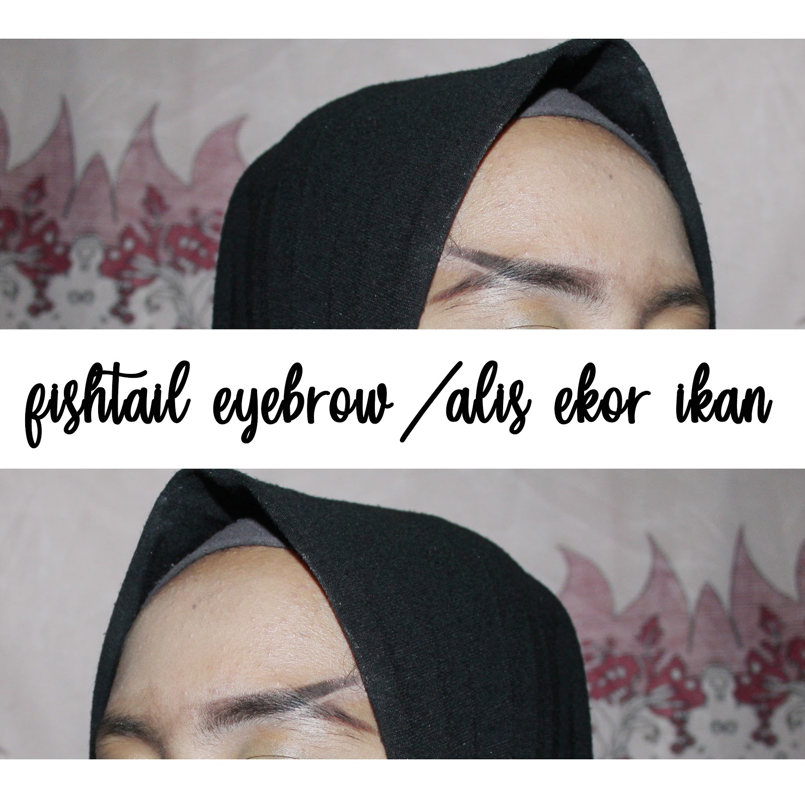 fishtail eyebrow collaboration/ alis ekor ikan kekinian - irabintiazhari