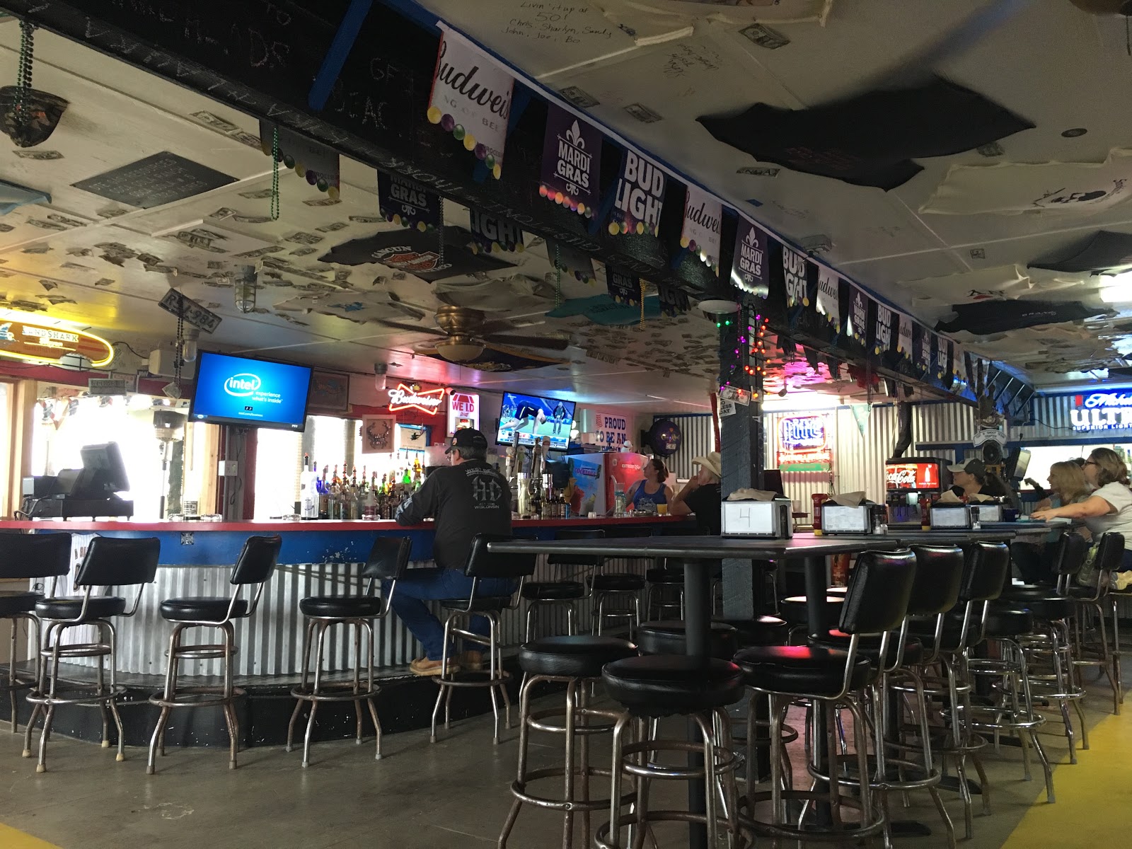 Hardheads restaurant in Crystal Beach on the Bolivar Peninsula Frogs legs and catfish