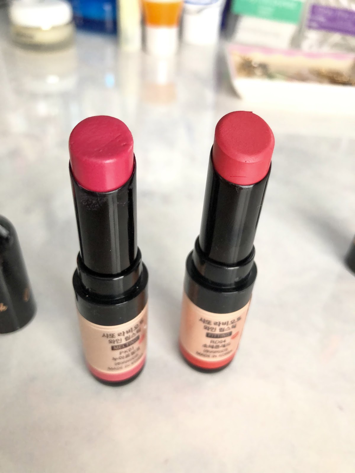 Sisters Who Love Beauty... REVIEW Château Labiotte Wine Lipstick