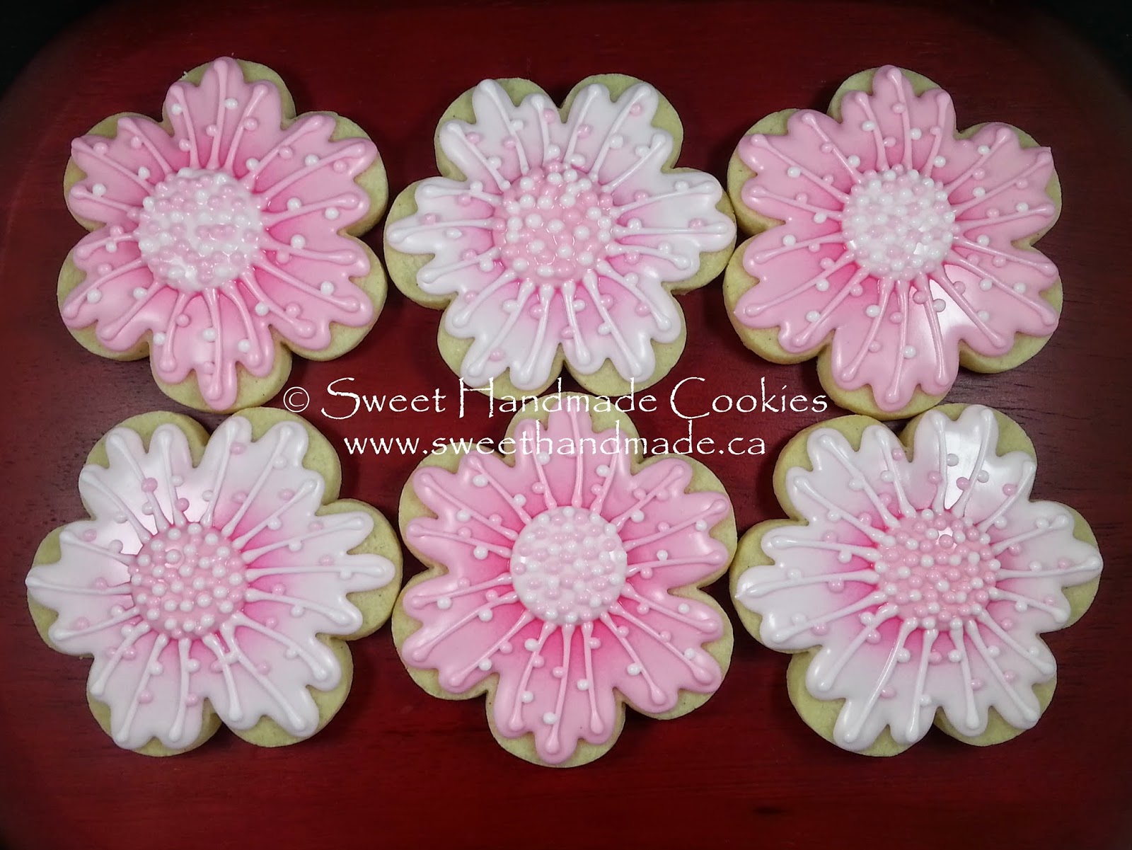 Sweet Handmade Cookies Video 18 Petal Flower Cookie