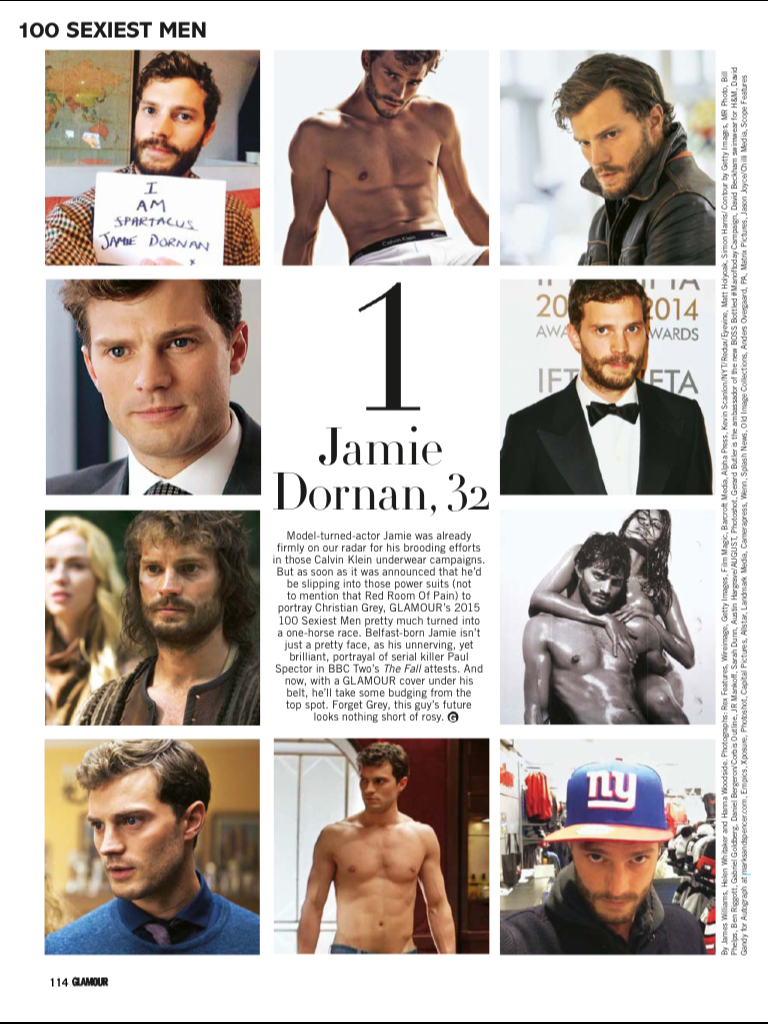 Jamie Dornan Life Jamie Named Sexiest Man Of 2015 By Glamour Uk