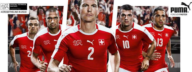 スイス代表 EURO 2016 ユニフォーム-ホーム