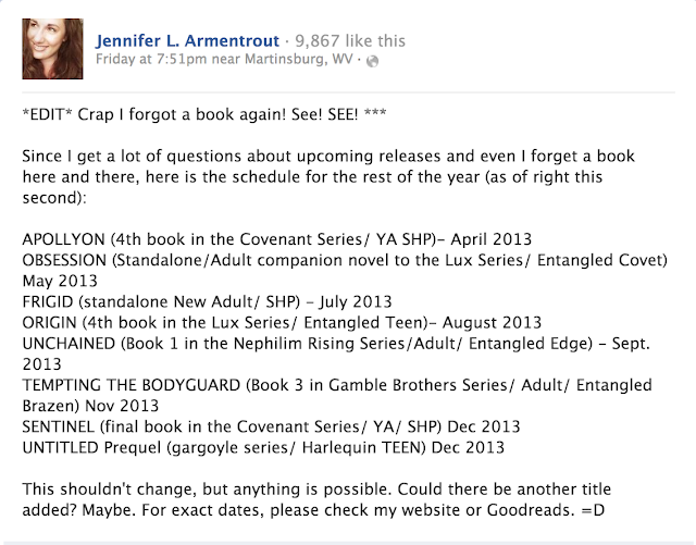 Deity by Jennifer L. Armentrout Deity by Jennifer L. Armentrout