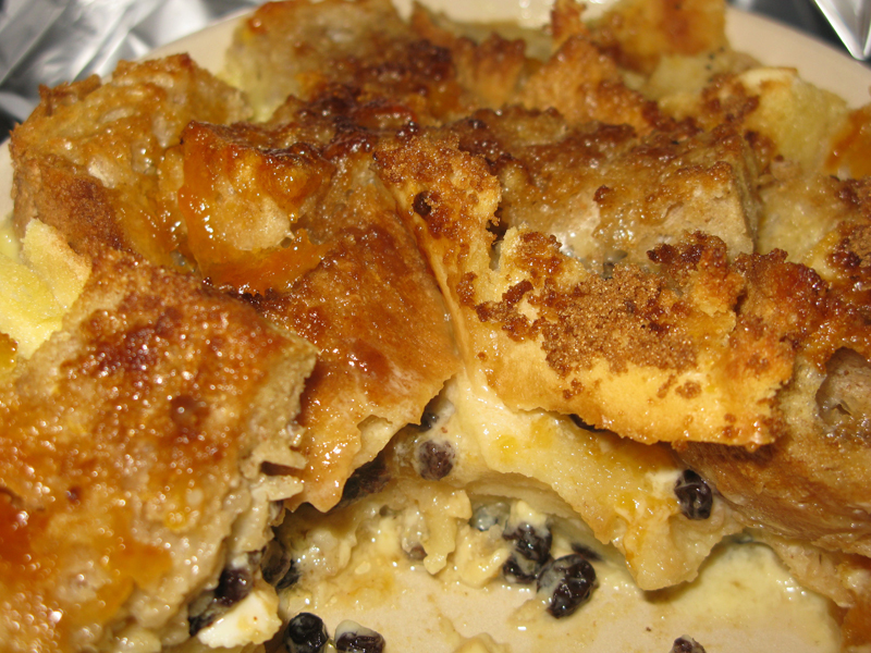 Postcards Rich Bread and Butter Pudding
