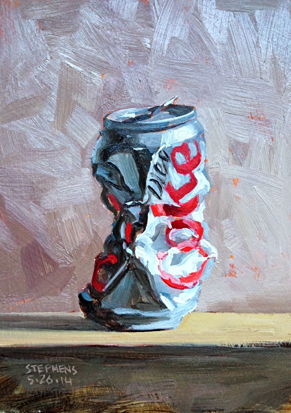 Daily Painting: Diet Coke 5x7