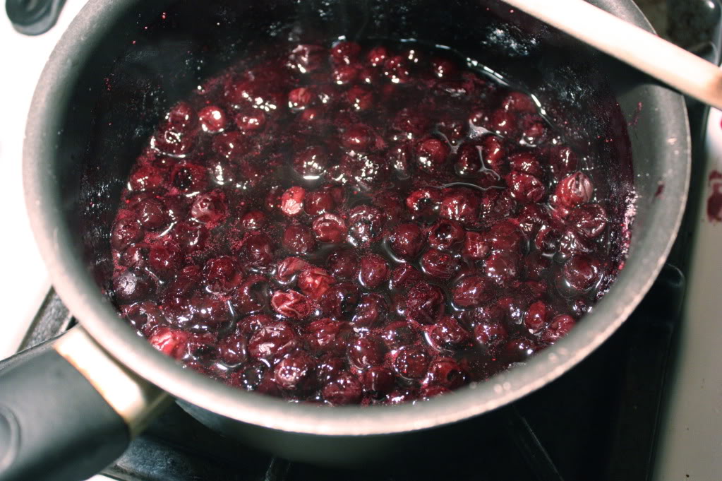 Autumn Stirs the Pot Yogurt Cups with Stewed Blueberries
