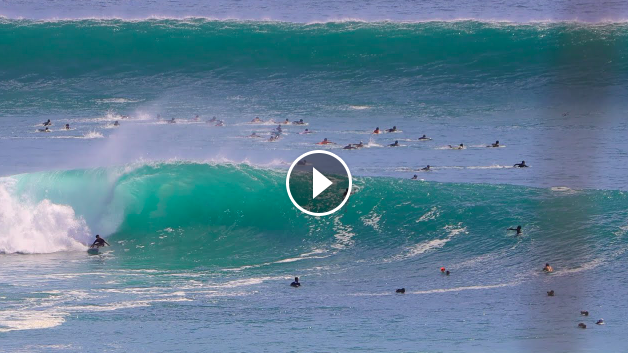 Rogue Wave Catches Lineup Off-Guard - Padang Padang 18 July 2020