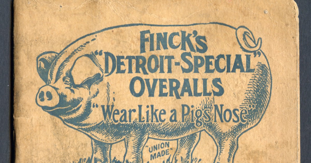 Union-Made: 1923 Finck's 
