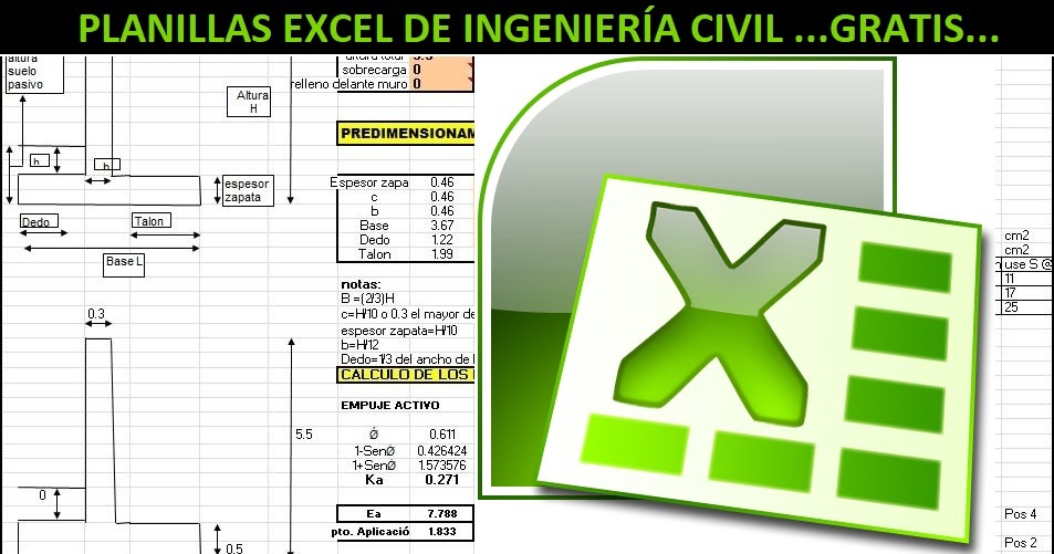 Descarga Planillas Excel Y Hojas De Calculo Para Ingenieria Civil