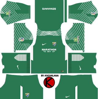 Malaga CF 2017/18 - Dream League Soccer Kits