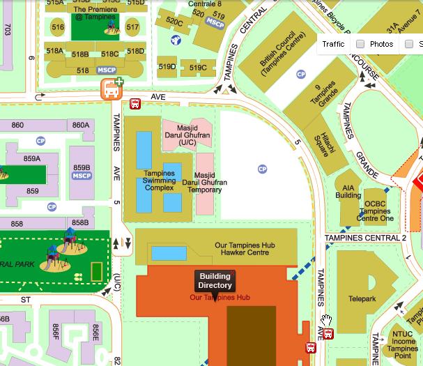 HOW TO PARK AND GET TO TAMPINES HUB