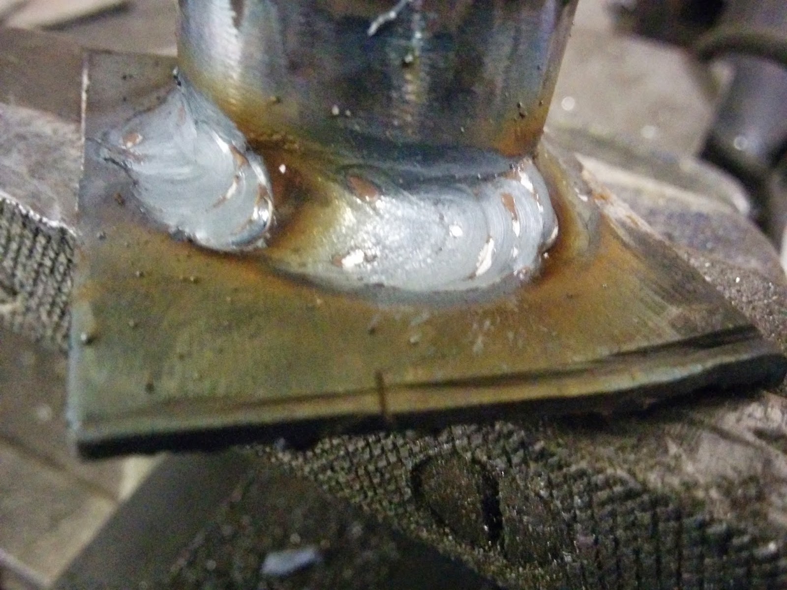 J Man Props Tube to Plate Welding and Testing