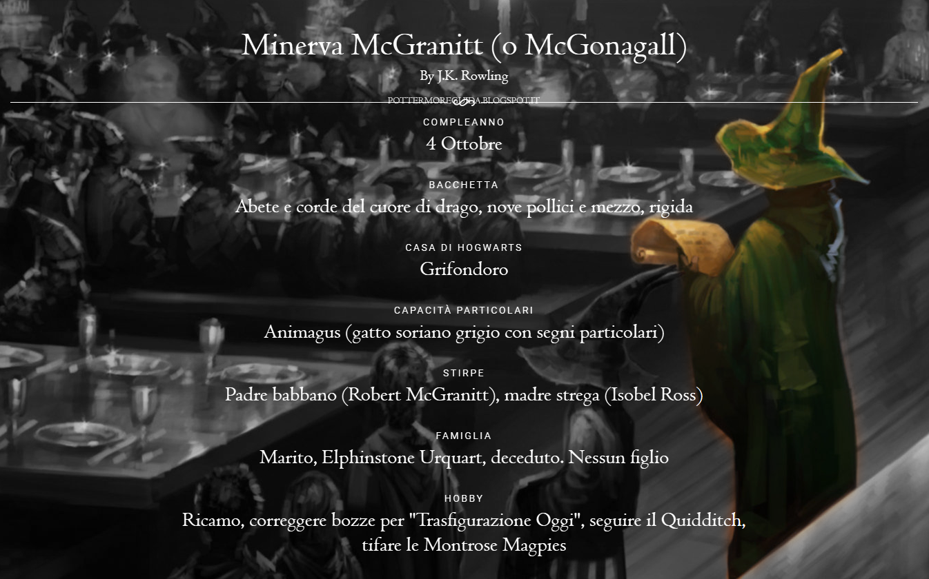 Bacchetta di Minerva McGranitt (McGonagall)