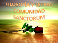 FILOSOFÍA Y LETRAS COMUNIDAD SANCTORUM