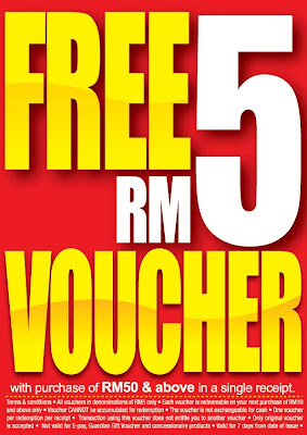 Guardian Pharmacy: FREE RM5 Voucher