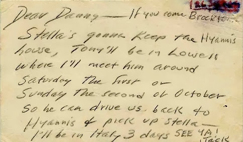 Postcards II | Matisse / Picasso / Lorca / Kerouac / McCartney 9 Postcards II | Matisse / Picasso / Lorca / Kerouac / McCartney Postcard+from+Jack+Kerouac+(2)