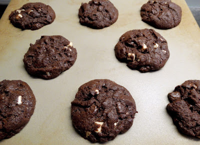 Black & White Double Chocolatechip Cookies 