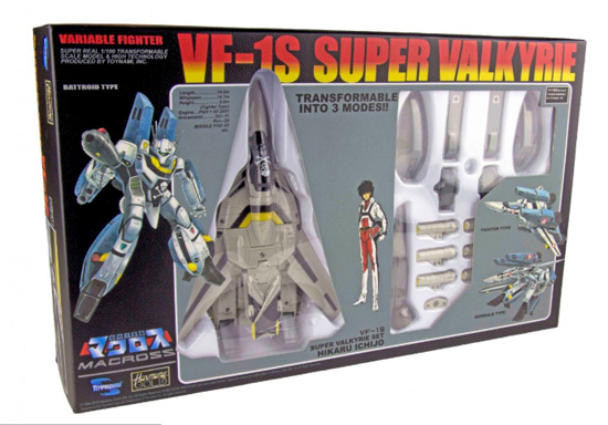 SDCC 2019 TOYNAMI 1/100 SCALE TRANSFORMABLE MACROSS VF-1S SUPER VALKYRIE EXCLUSIVE