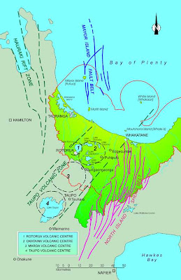 Bay of Plenty Map New Zealand City