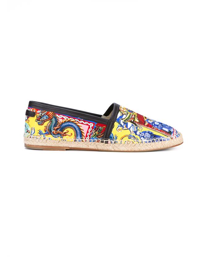 A Pop Of Print For The Season: Dolce & Gabbana Printed Canvas ...