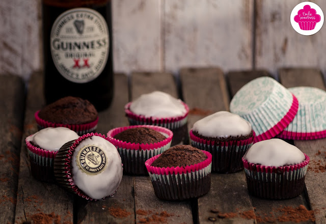 Chocolate Guinness Cupcakes/Muffins - Bataille Food #37