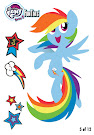 My Little Pony Tattoo Card 5 Series 5 Trading Card