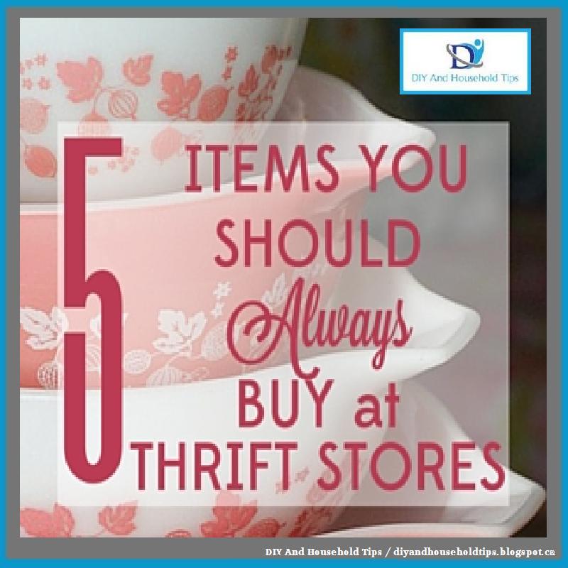 DIY And Household Tips 5 Items You Should Always Buy at Thrift Stores