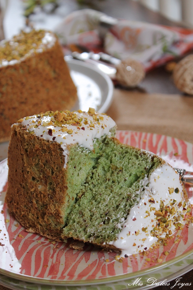 Pistachio Angel Food Cake Mis Dulces Joyas