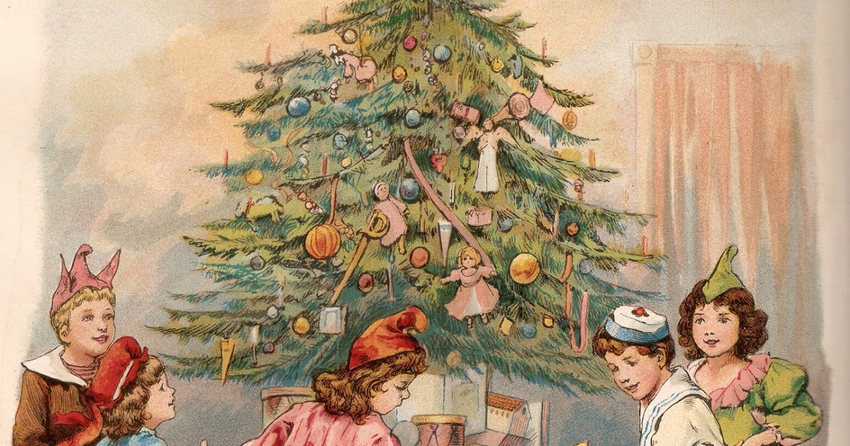 Images d'autrefois Image ancienne d'un livre Noël Images d'autrefois Image ancienne d'un livre Noël