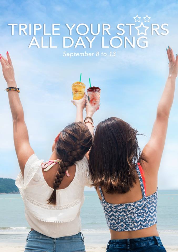 Manila Shopper Starbucks Triple Star Promo Sept 2016