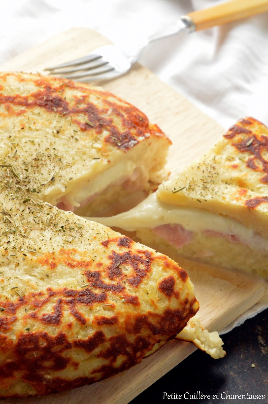 Petite Cuillère et Charentaises Gâteau de pommes de terre farci