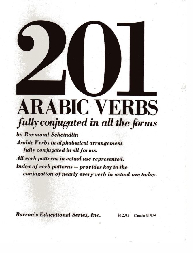 Arabic Verb Forms Pdf