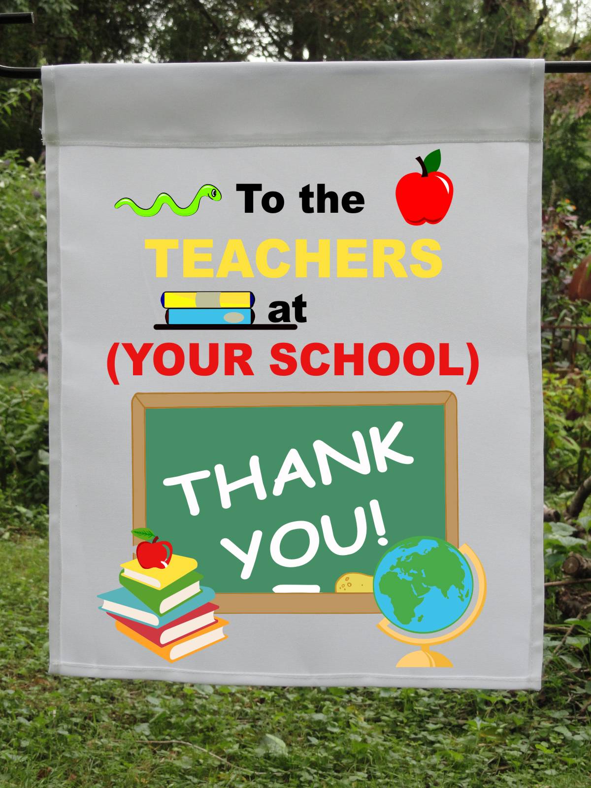 Custom Flags and Gifts Back to School Garden Flags