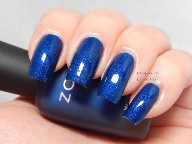 Zoya Yves with topcoat