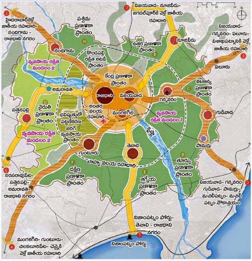 Amaravathi Map