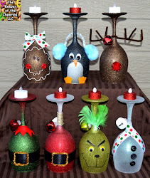 crafts wine glass glasses ornaments snowman candle craft xmas holders decorations holder decoration holiday gifts using gift glassware idea easy