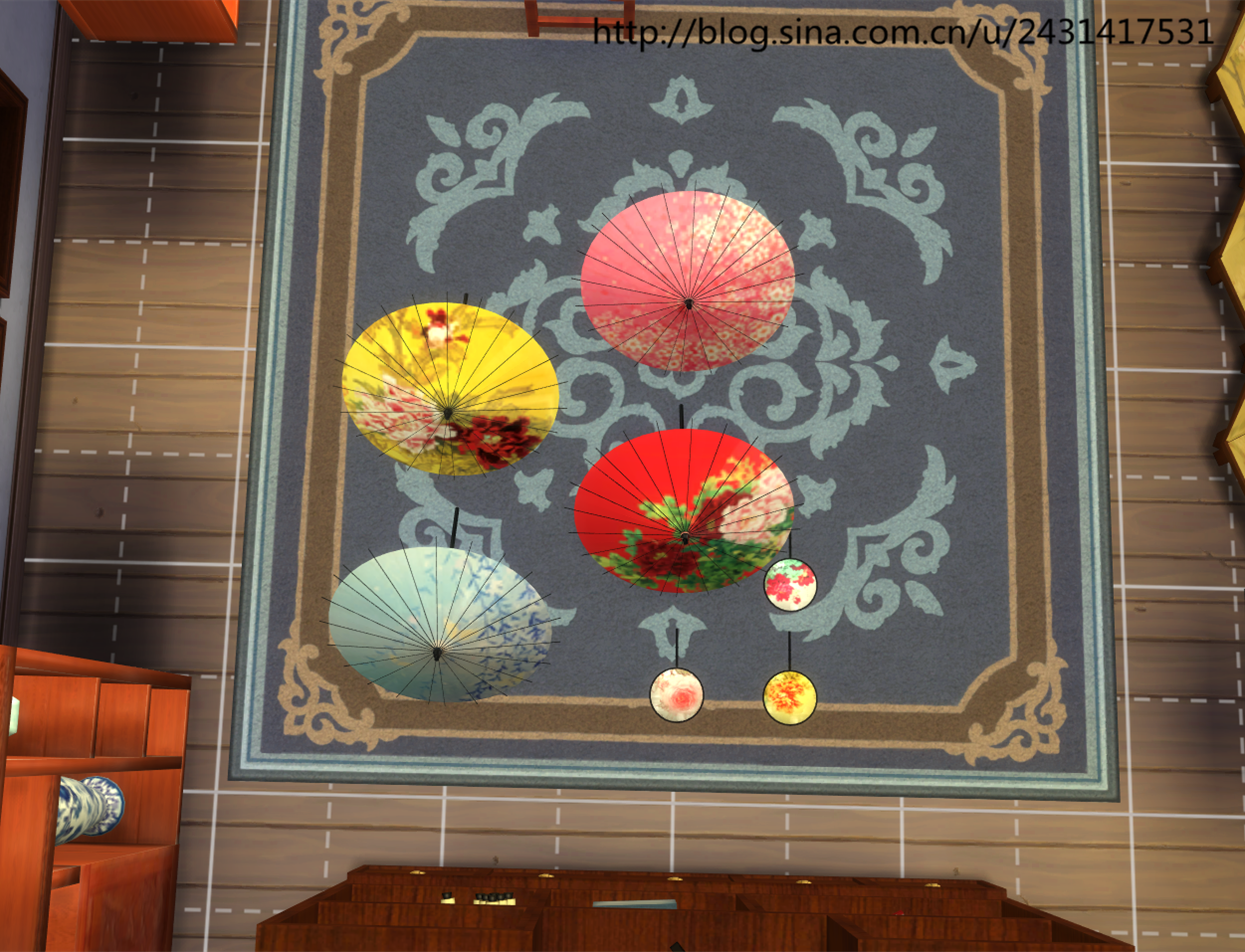 Umbrellas Collection The Sims 4 SIMS4 Clove share Asia Tổng hợp