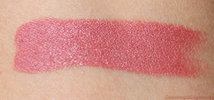 Swatches and review of Hourglass Femme Rouge Velvet Creme Lipstick in Mural.
