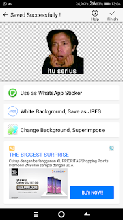 Cara menghapus latar belakang untuk stiker whatsapp
