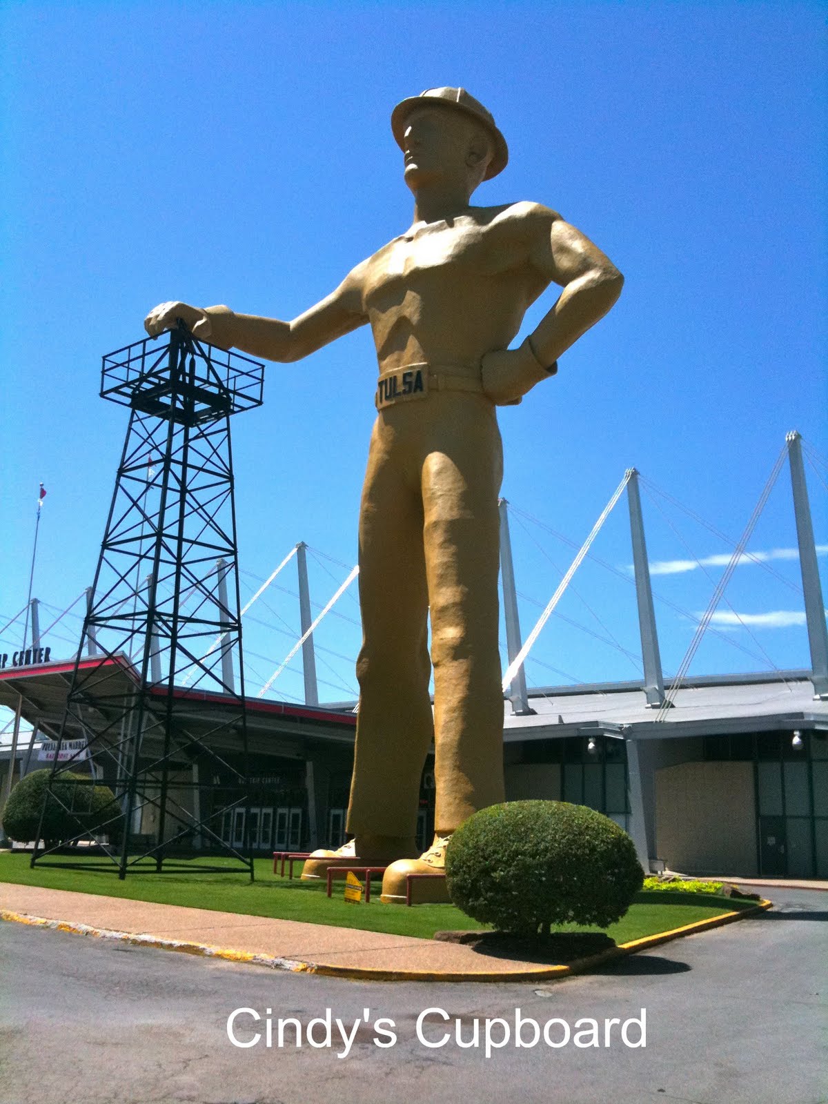 Cindy's Cupboard The Tulsa Golden Driller...