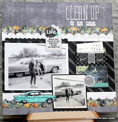 crafty goodies: A Scrapbook page with Quick Quotes &amp; Canon