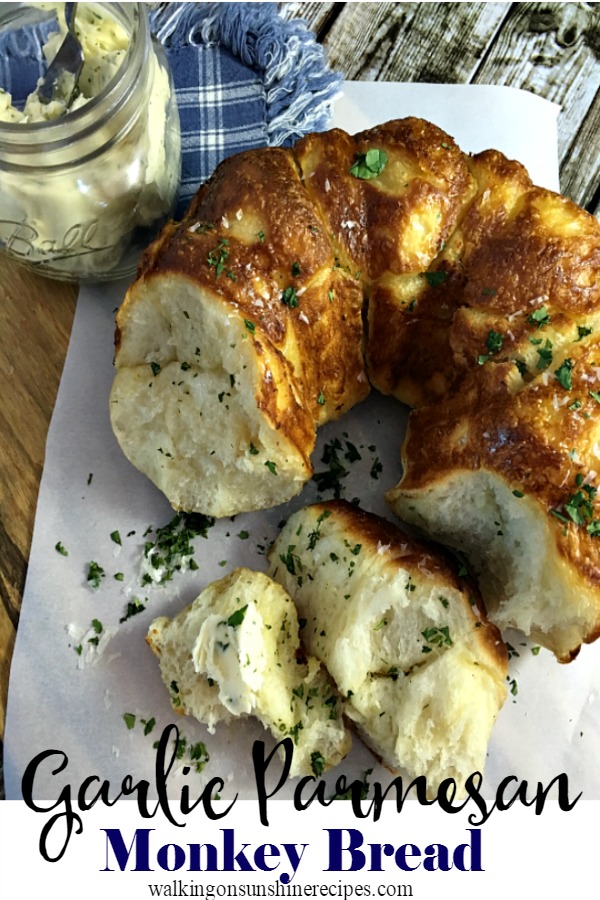 Recipes: The Best Posts from the Blog for 2016 from Walking on Sunshine Garlic Parmesan Monkey Bread and Video from Walking on Sunshine.