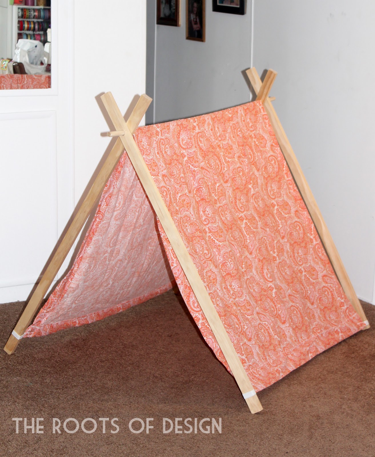 The Roots of Design DIY Aframe Play Tent